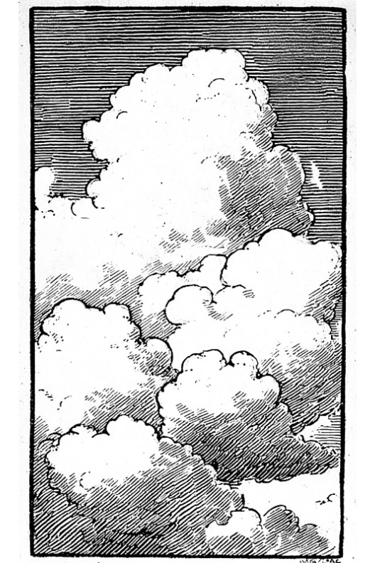 Ảnh nền clouds cho Xteink X3