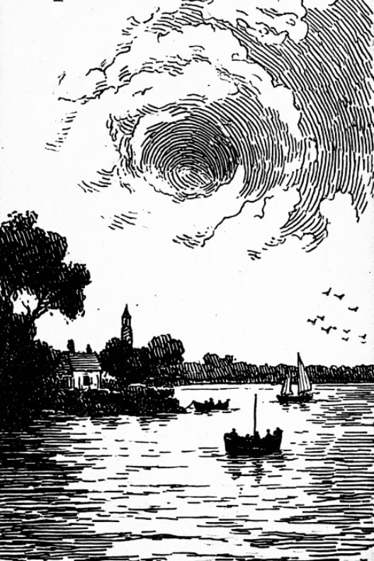 Ảnh nền sea sky spiral cho Xteink X3