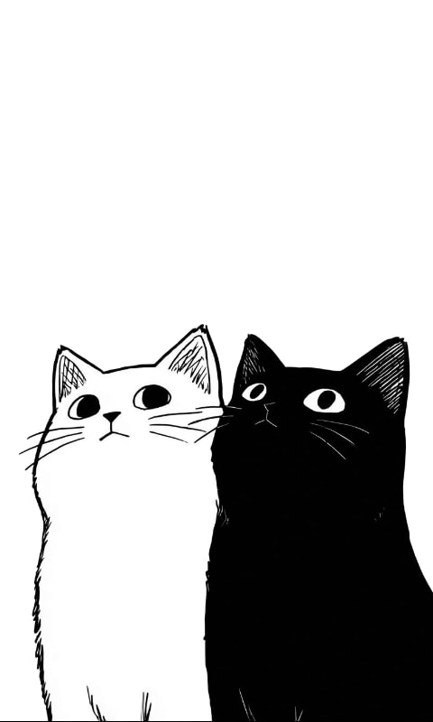 Ảnh nền 2 cats cho Xteink X4